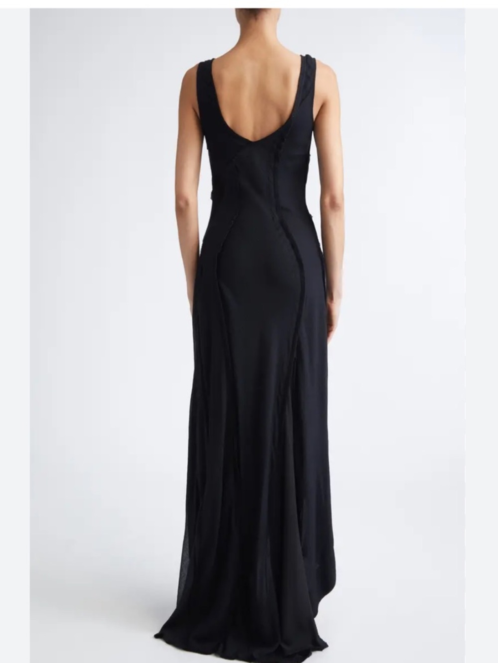 Jason Wu Collection Saks Fifth Ave wool Chiffon Asymmetric gown 2, 495 at Saks - Picture 5 of 8